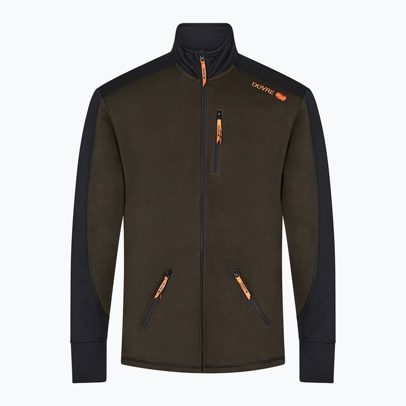Кофта лижна чоловіча Dovre Midlayer Full Zip khaki 5