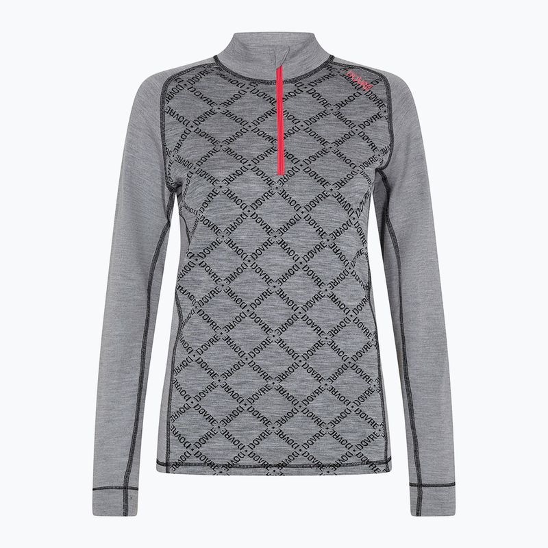 Кофта термоактивна жіноча Dovre Half Zip Jacquard grey 5