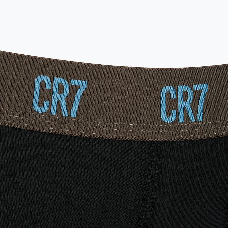 Чоловічі труси-боксери CR7 Basic Trunk 3 пари чорні/коричневі 7