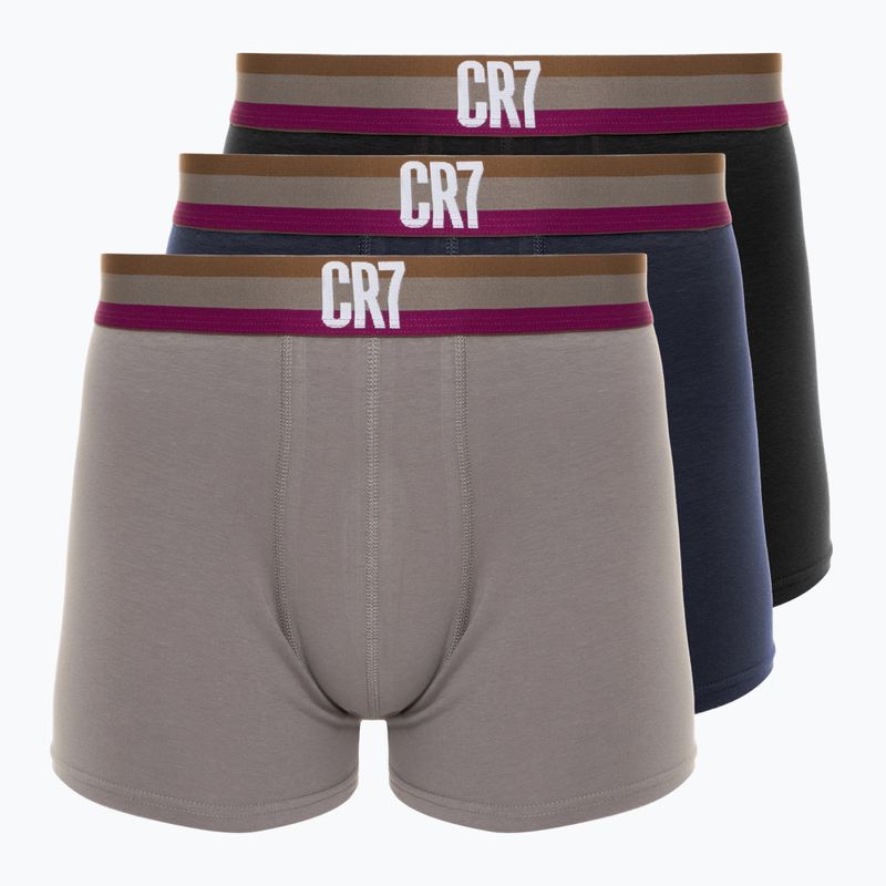 Труси чоловічі CR7 Basic Trunk 3 пари 704 multicolour
