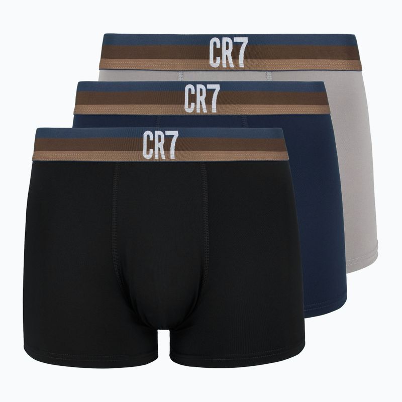 Труси чоловічі CR7 Basic Trunk 3 пари 2114 multicolour