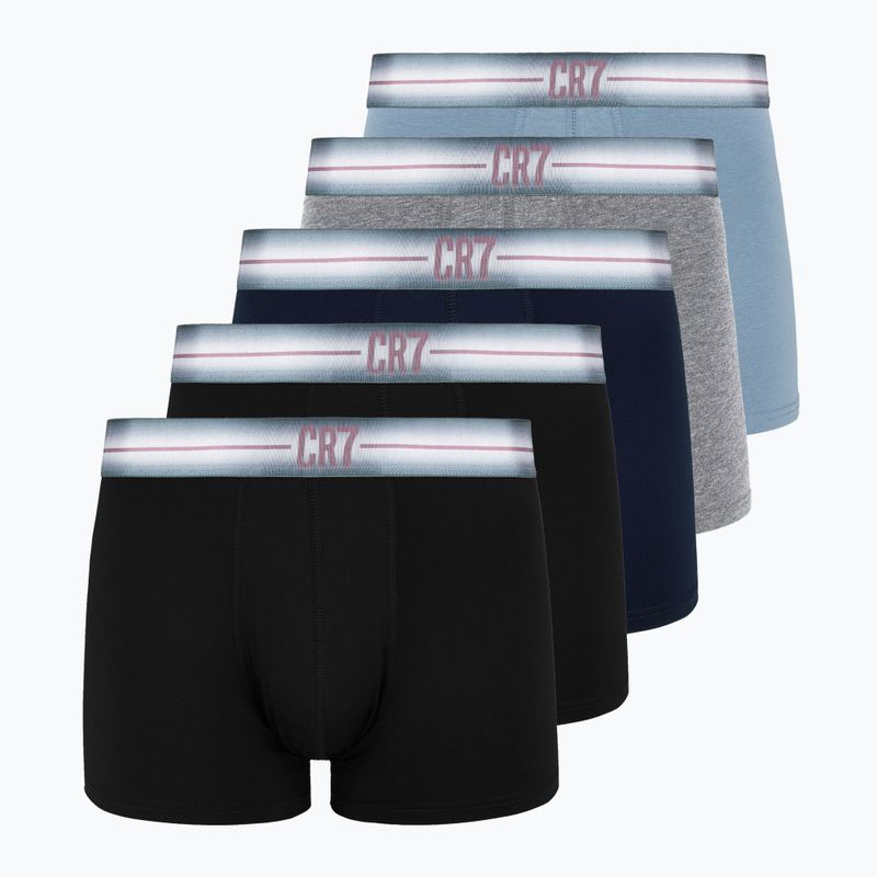 Чоловічі труси-боксери CR7 Basic Trunk 5 пар різнокольорові