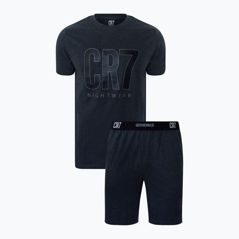 Чоловіча піжама CR7 Pyjama Short dark grey melange