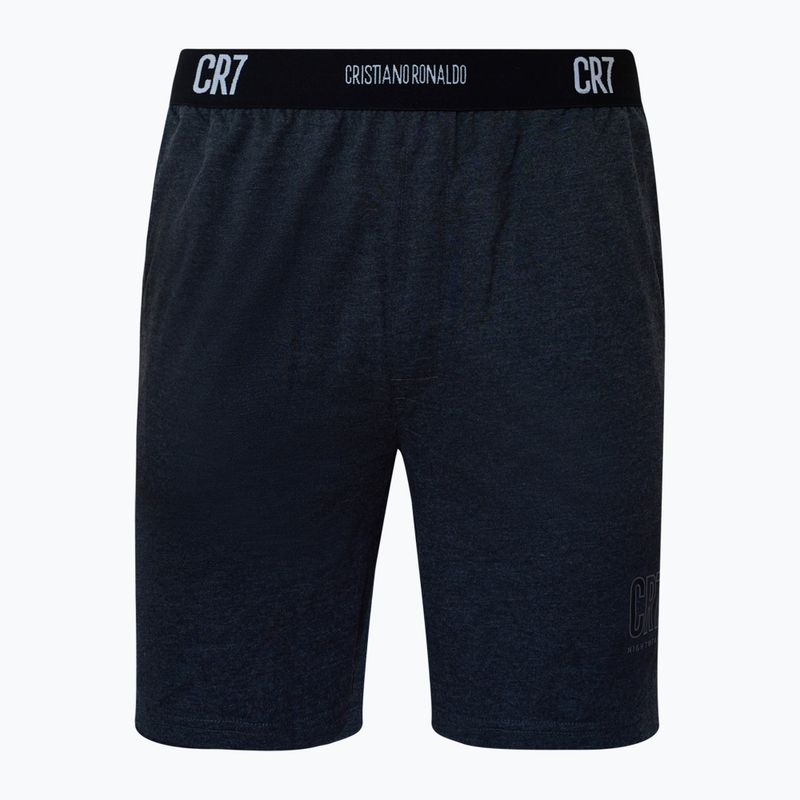 Чоловіча піжама CR7 Pyjama Short dark grey melange 4