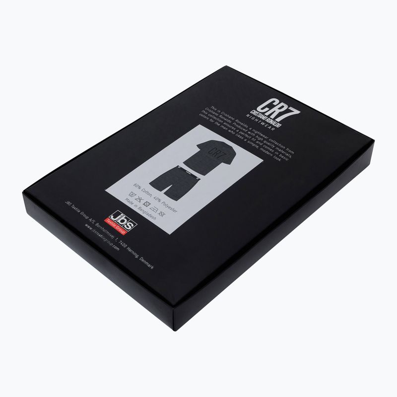 Чоловіча піжама CR7 Pyjama Short dark grey melange 7
