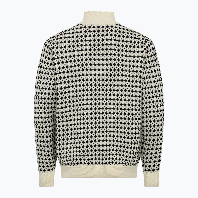 Светр чоловічий Dovre Knitted Half Zip Pullover beige 2