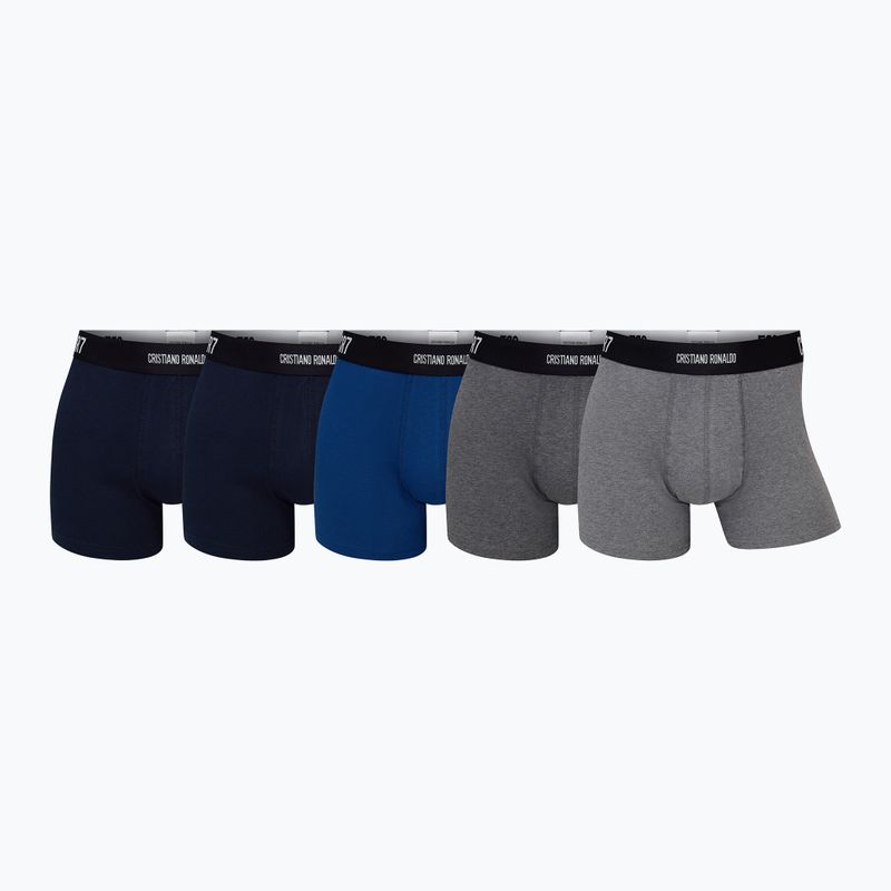 Боксерки чоловічі CR7 Basic Trunk 5 pairs 2344 multicolour 2