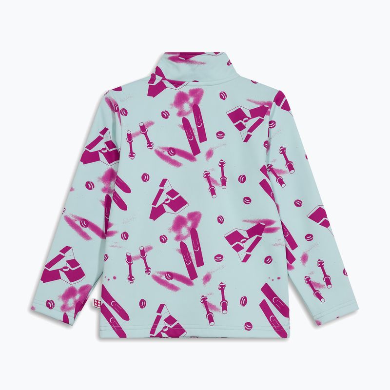 Кофта флісова дитяча LEGO Lwsian 710 Fleece fuchsia 2
