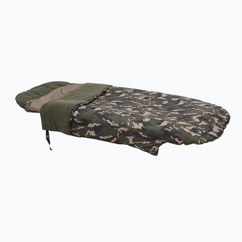 Спальний мішок Prologic Element Comfort S/Bag & Thermal Camo Cover 5 Season зелений PLB041