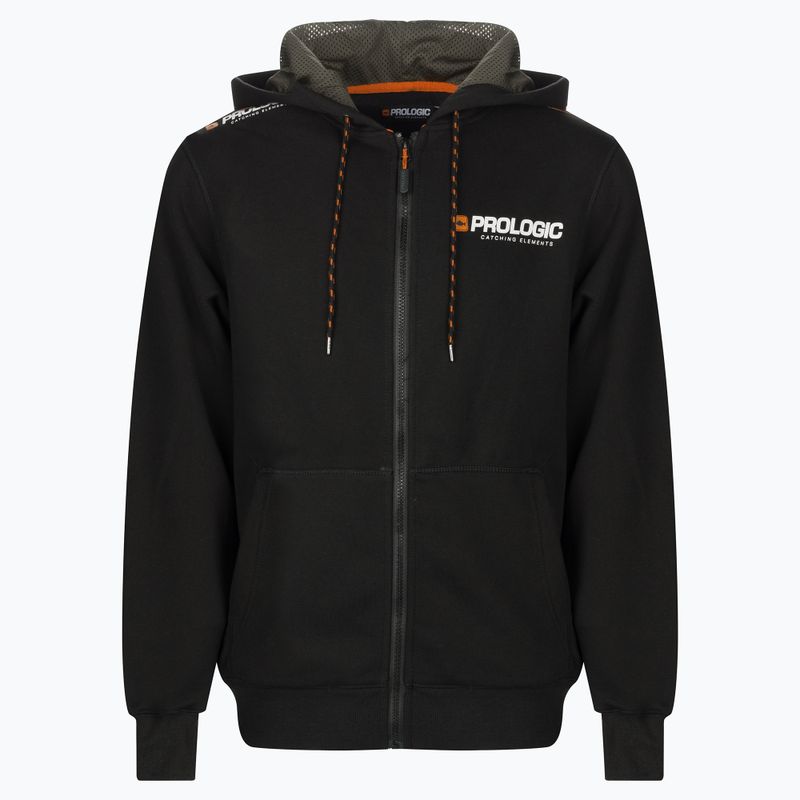 Кофта для риболовлі Prologic Eden Zip Hoodie чорна 73753