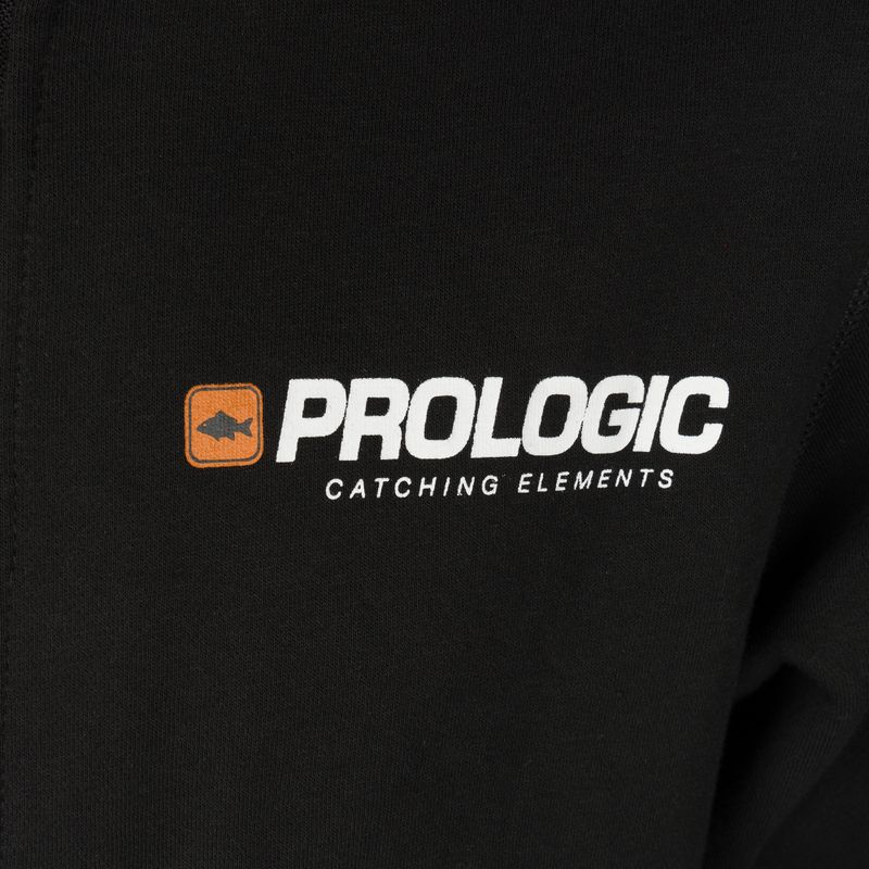 Кофта для риболовлі Prologic Eden Zip Hoodie чорна 73753 3