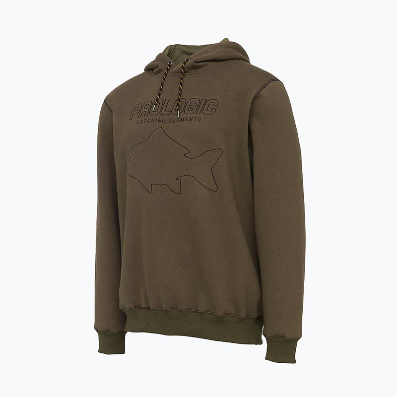 Кофта для риболовлі Prologic Mega Fish Hoodie зелена PLG066
