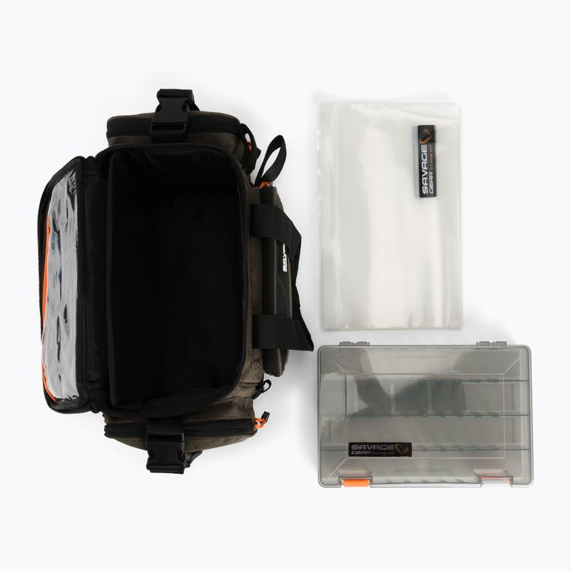 Сумка для риболовлі Savage Gear Specialist Soft Lure Bag 1 Box 10 Bags коричнева 74240 6
