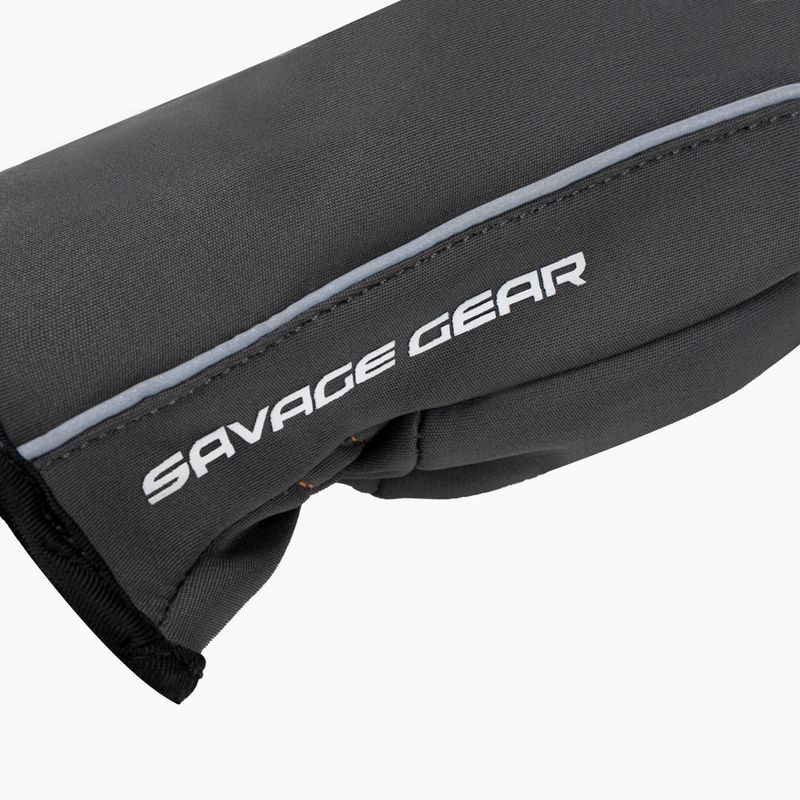Рукавиці для риболовлі Savage Gear Softshell Glove сірі 76460 4
