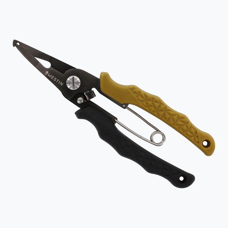 Рибальські плоскогубці ️Westin HD Split Ring Pliers 19см Black Sand чорні H002-627-191