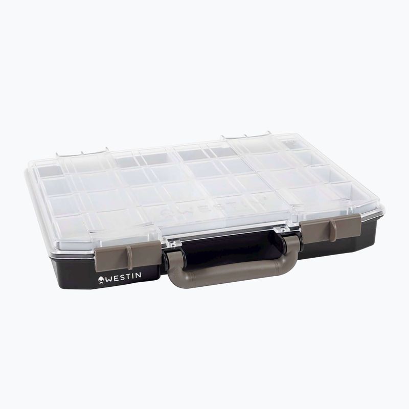 Скринька рибальська Westin W6 Lure Vault Incl. 10 inserts black/clear