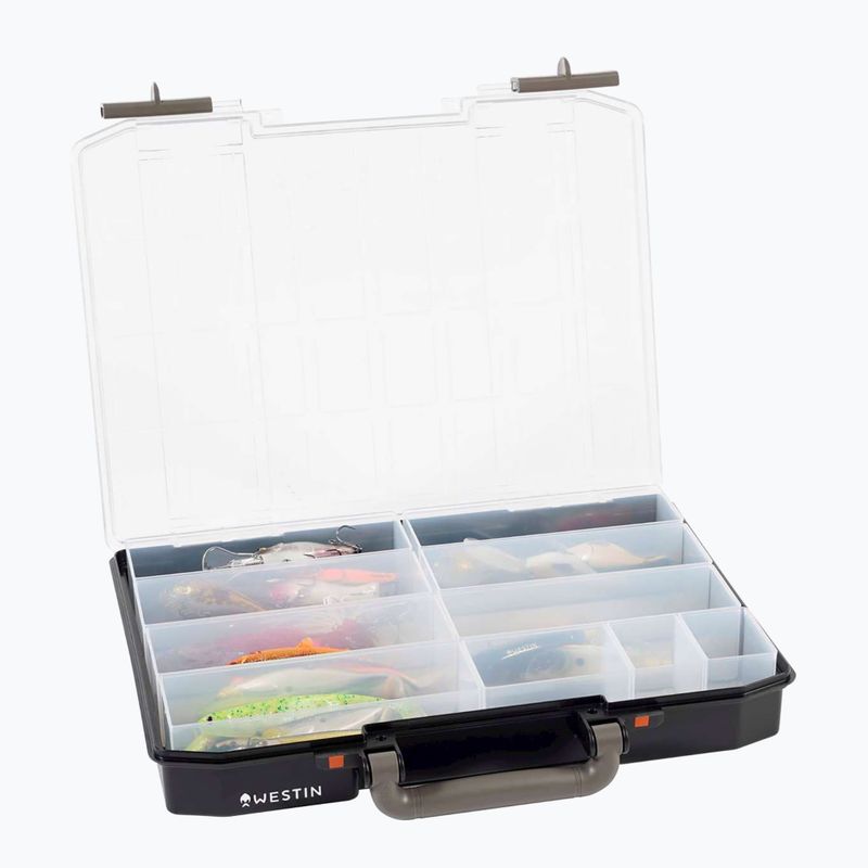 Скринька рибальська Westin W6 Lure Vault Incl. 10 inserts black/clear 2