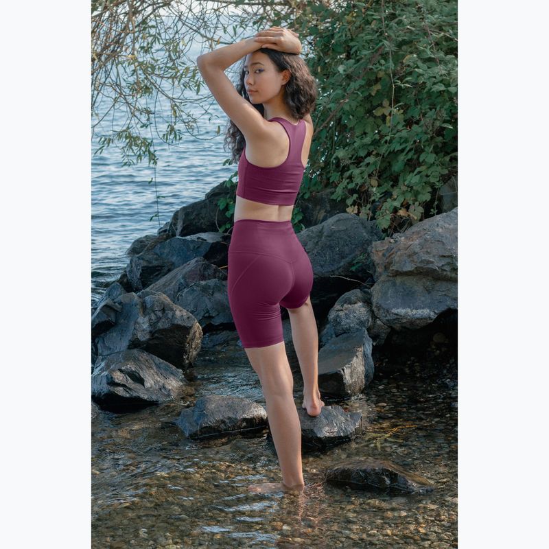 Шорти для тренувань жіночі Girlfriend Collective Compressive plum 9