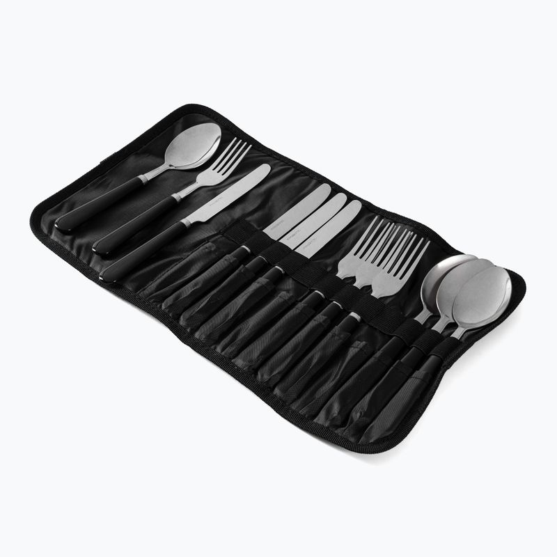Набір туристичних приборів для 4 осіб Easy Camp Family Cutlery сріблястий 580034 2