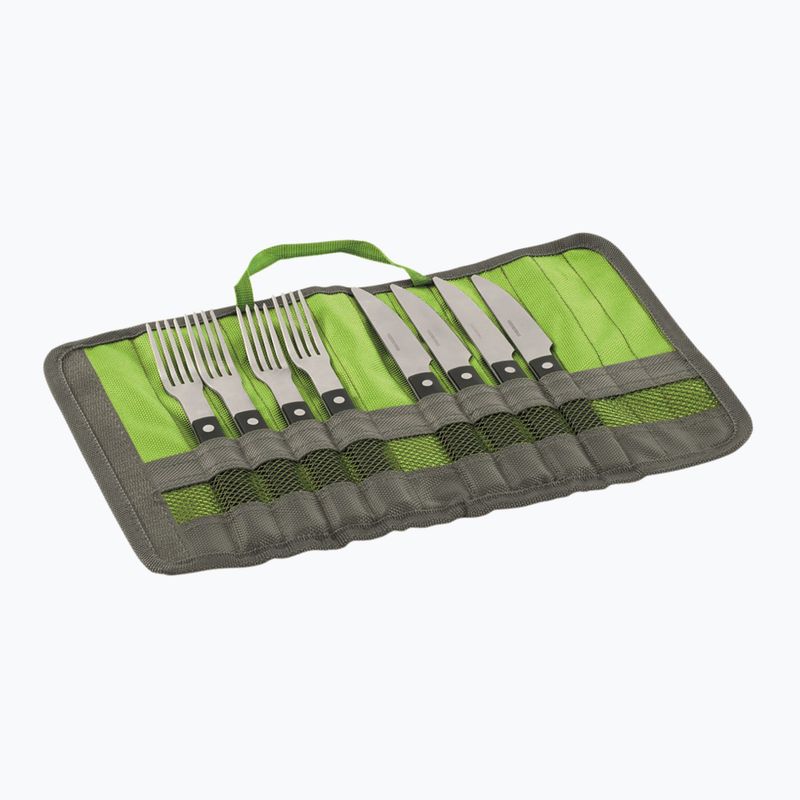 Столові прибори туристичні + чохол Outwell Bbq Cutlery чорно-сріблясті 650666 2