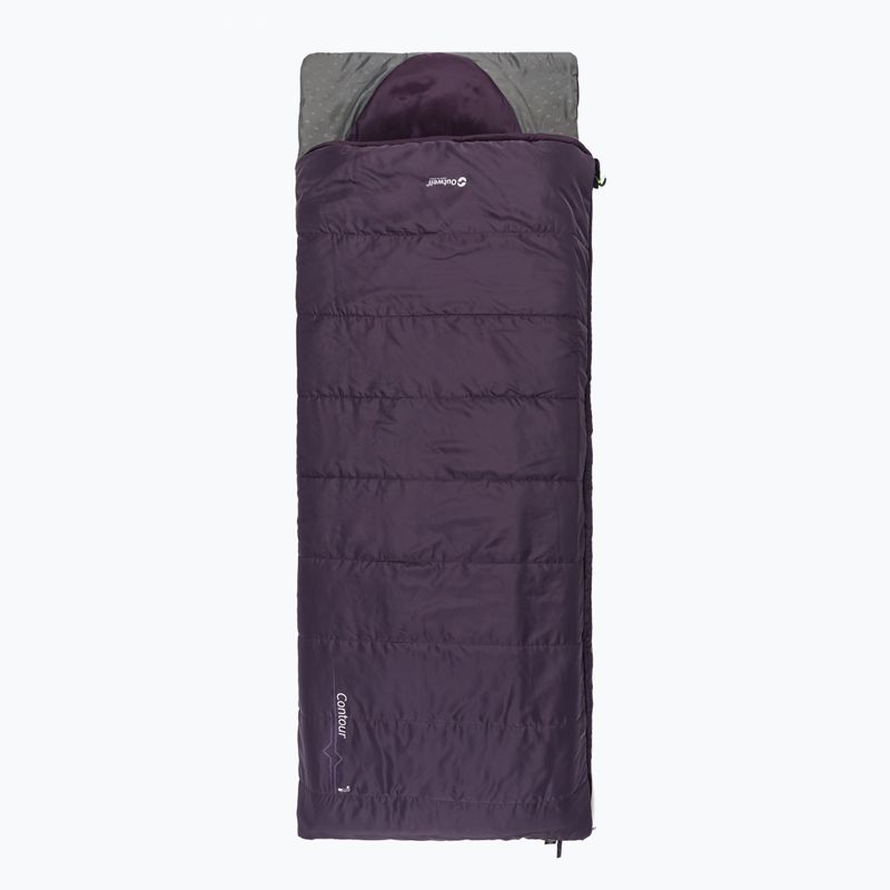 Спальний мішок Outwell Contour фіолетовий 230364