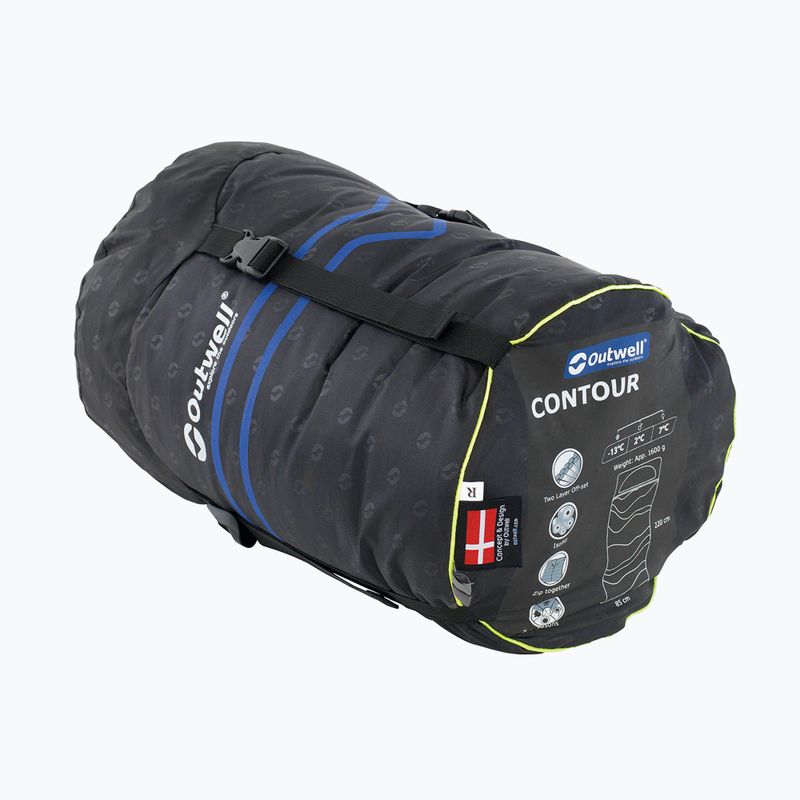 Спальний мішок Outwell Contour фіолетовий 230364 15