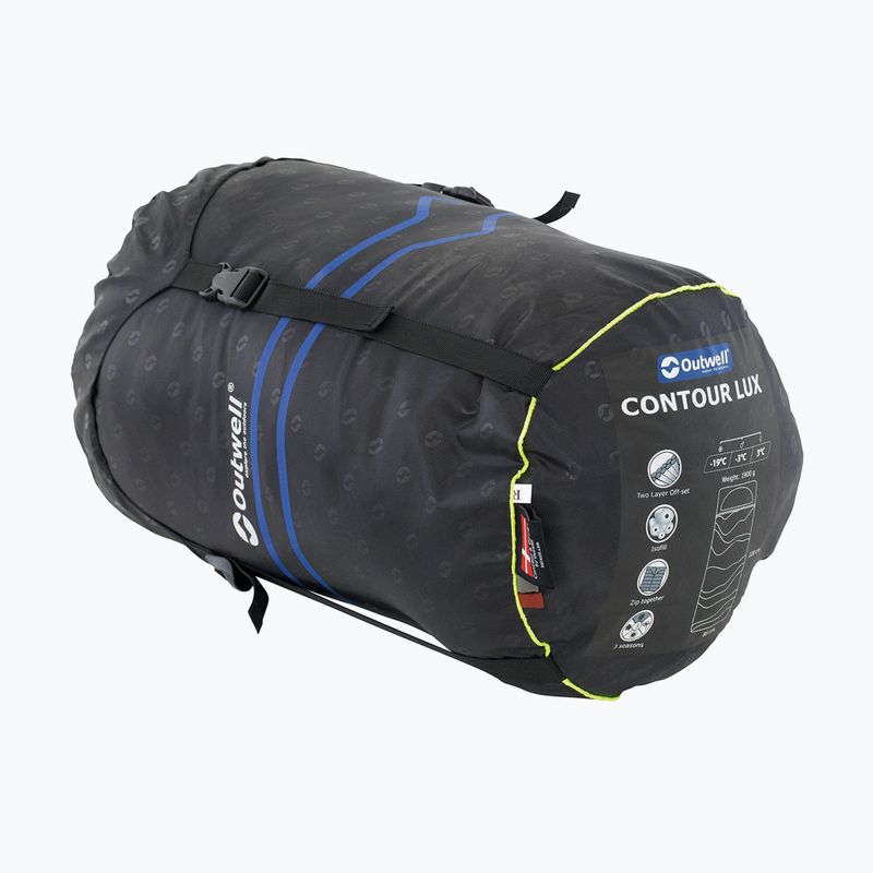 Спальний мішок Outwell Contour Lux бордовий 230367 16