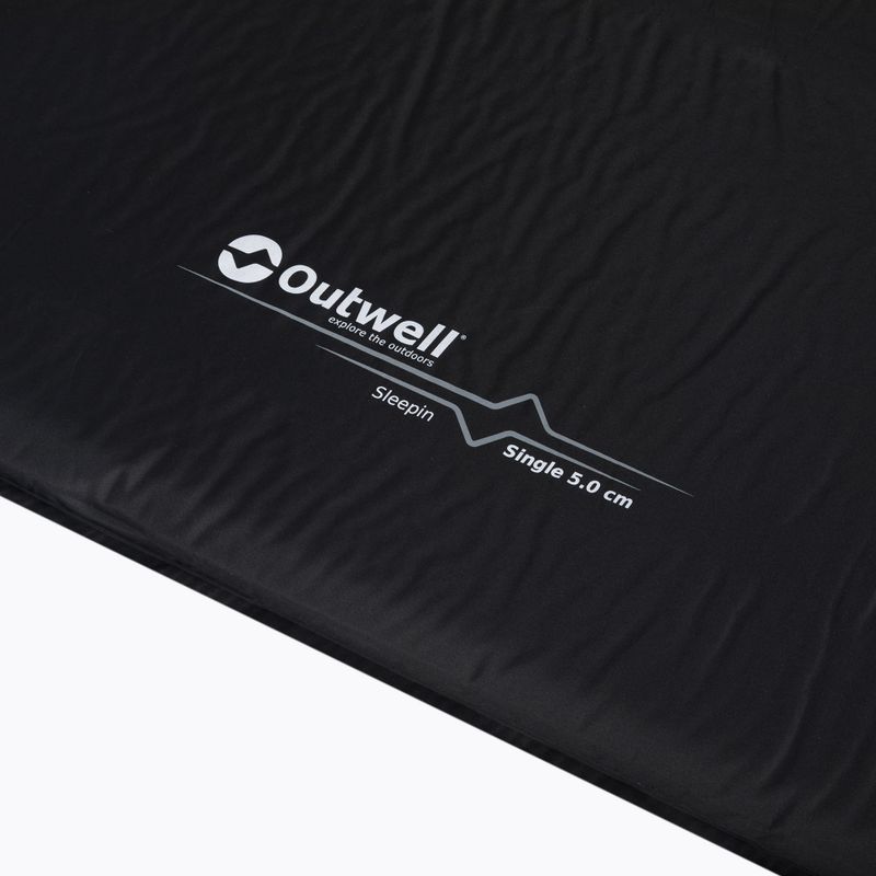 Килимок самонадувний Outwell Sleepin Single 5 cm чорний 400031 3