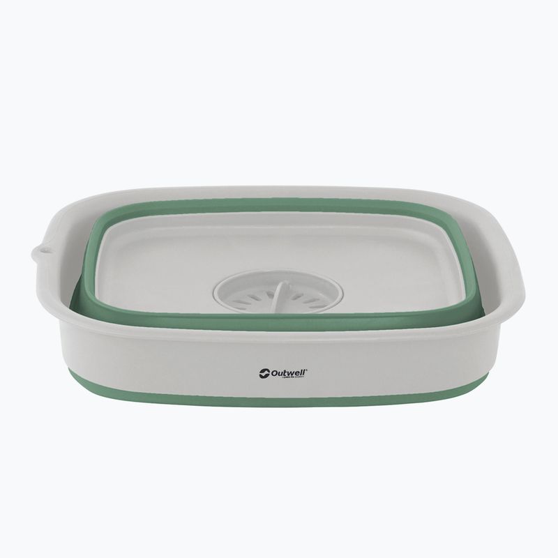 Миска складана Outwell Collaps Wash Bowl Drain зелено-сіра 651130 4