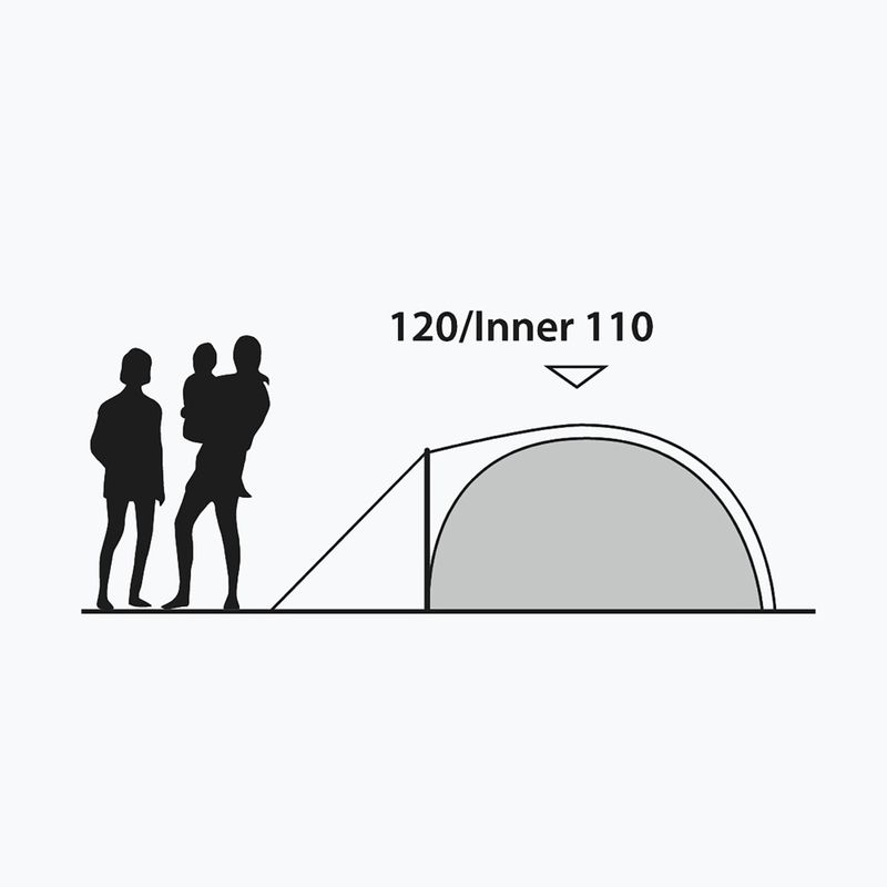 Кемпінговий намет 2-osobowy Outwell Cloud 2 green/gray 12