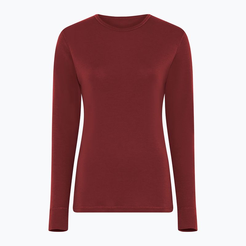 Кофта термоактивна жіноча Dovre Wool burgundy 3