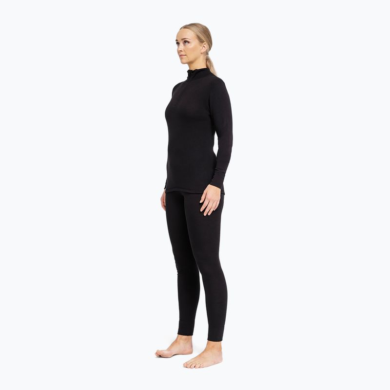 Кофта термоактивна жіноча Dovre Wool Zip black 4