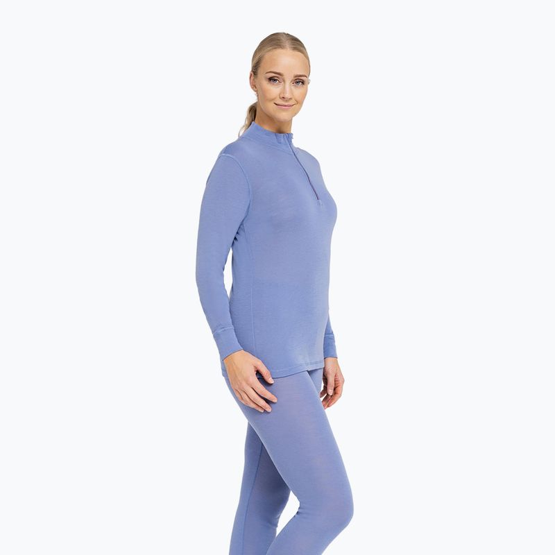 Кофта термоактивна жіноча Dovre Wool Zip blue 4