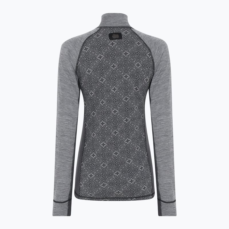 Кофта термоактивна жіноча Dovre Wool Organic Half Zip grey 6