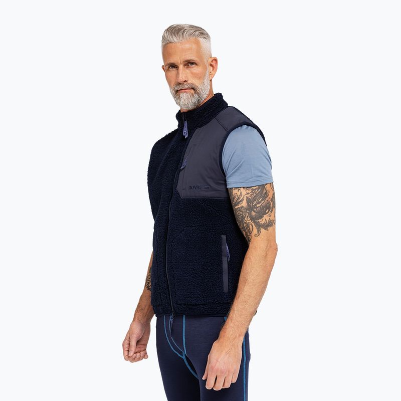 Жилет чоловічий Dovre Teddy Fleece navy 2