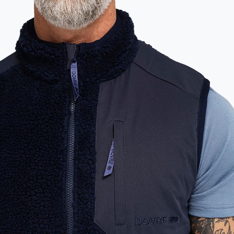 Жилет чоловічий Dovre Teddy Fleece navy 3