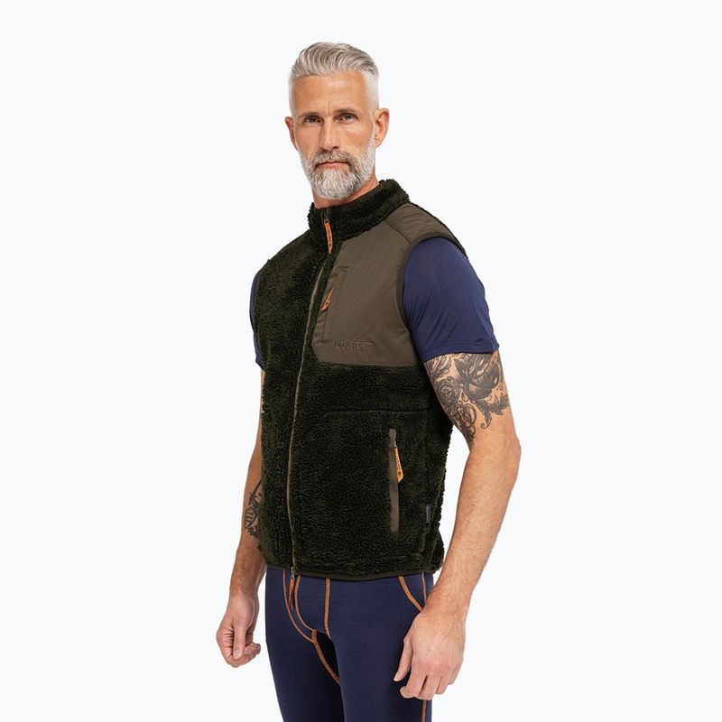 Жилет чоловічий Dovre Teddy Fleece green 2