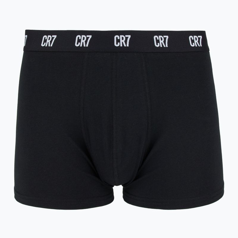 Труси чоловічі CR7 Basic Trunk 3 пари white/ greymelange/ black