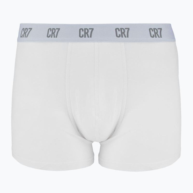 Труси чоловічі CR7 Basic Trunk 3 пари white/ greymelange/ black 3