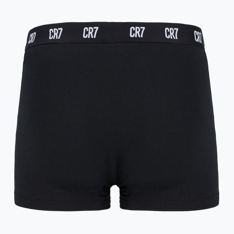 Труси чоловічі CR7 Basic Trunk 3 пари white/ greymelange/ black 4