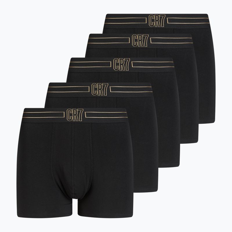 Чоловічі боксери CR7 Basic Trunk 5 par black/gold