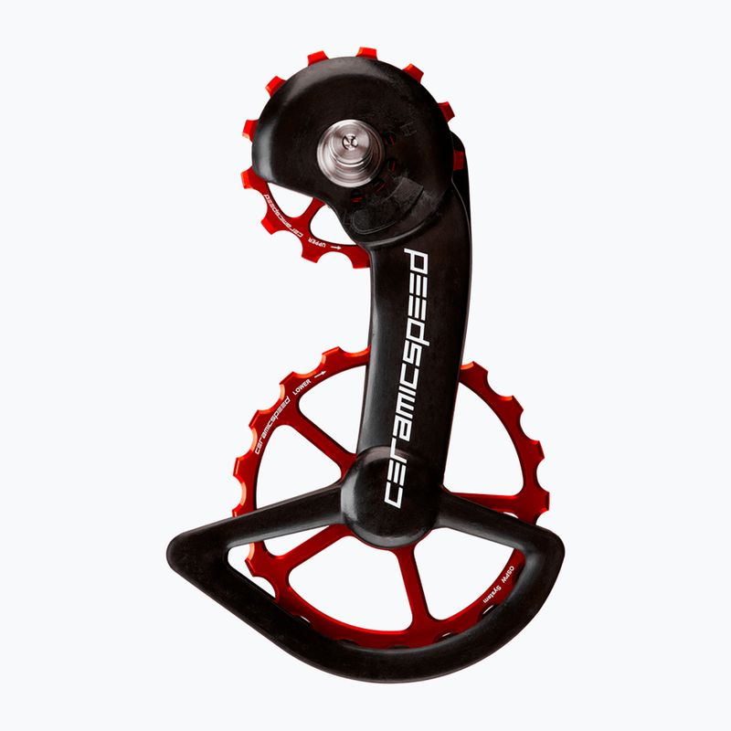 Ролик перемикача CeramicSpeed OSPW 9100/R8000 Series Coated червоний 106318