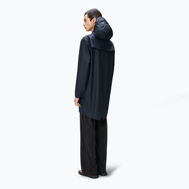 Куртка Rains Long Jacket navy 6