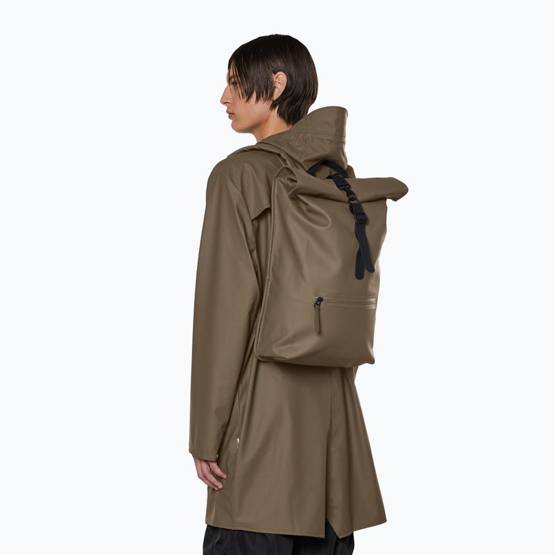 Рюкзак Rains Rolltop Rucksack wood 5