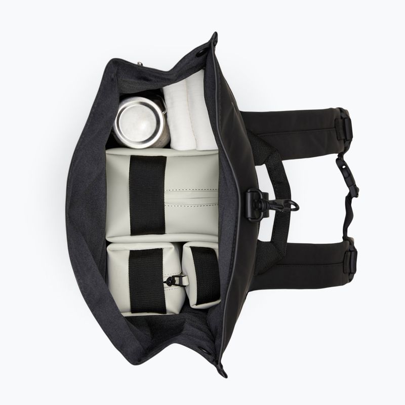Рюкзак міський Rains Rucksack Rolltop 13 + 4 l black 3