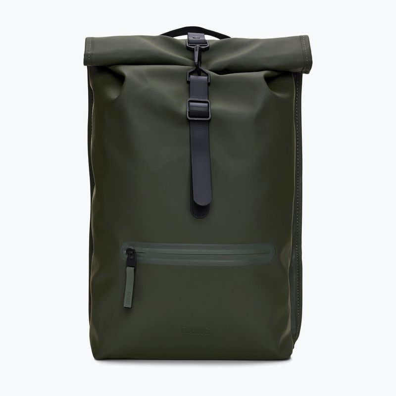 Міський рюкзак Rains Ruckpack Rolltop W3 13 л зелений