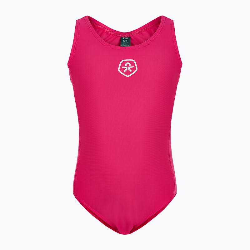 Купальник суцільний дитячий Color Kids solid pink/yarrow