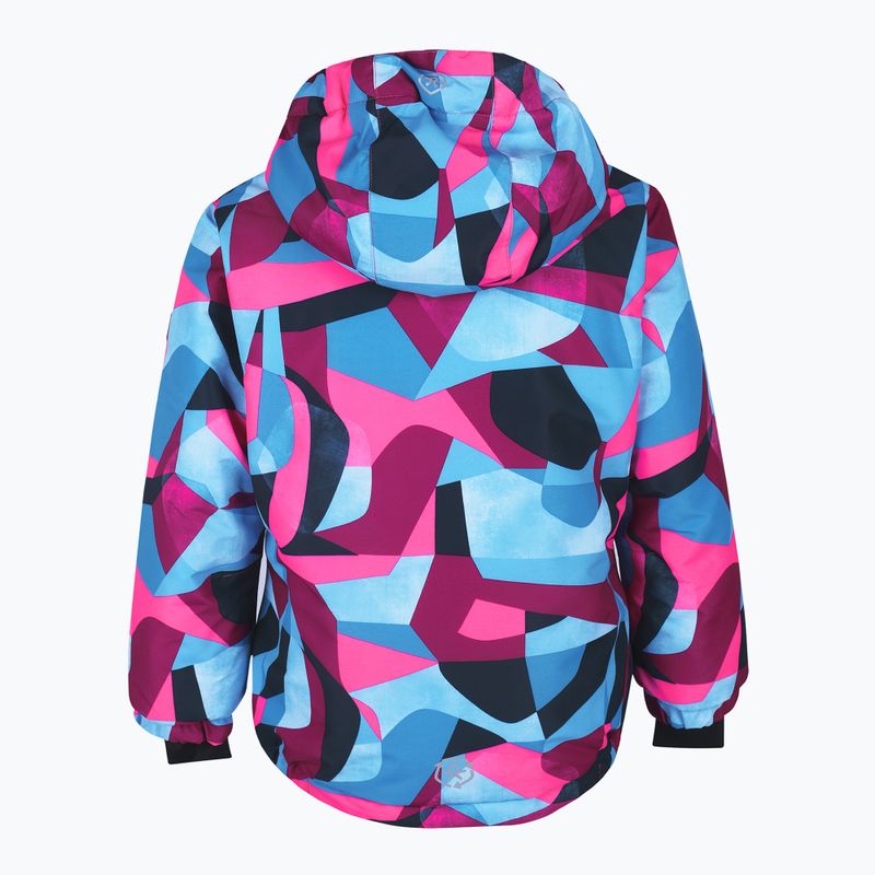 Куртка лижна дитяча Color Kids Ski Jacket AOP AF 10.000 pink glo 3