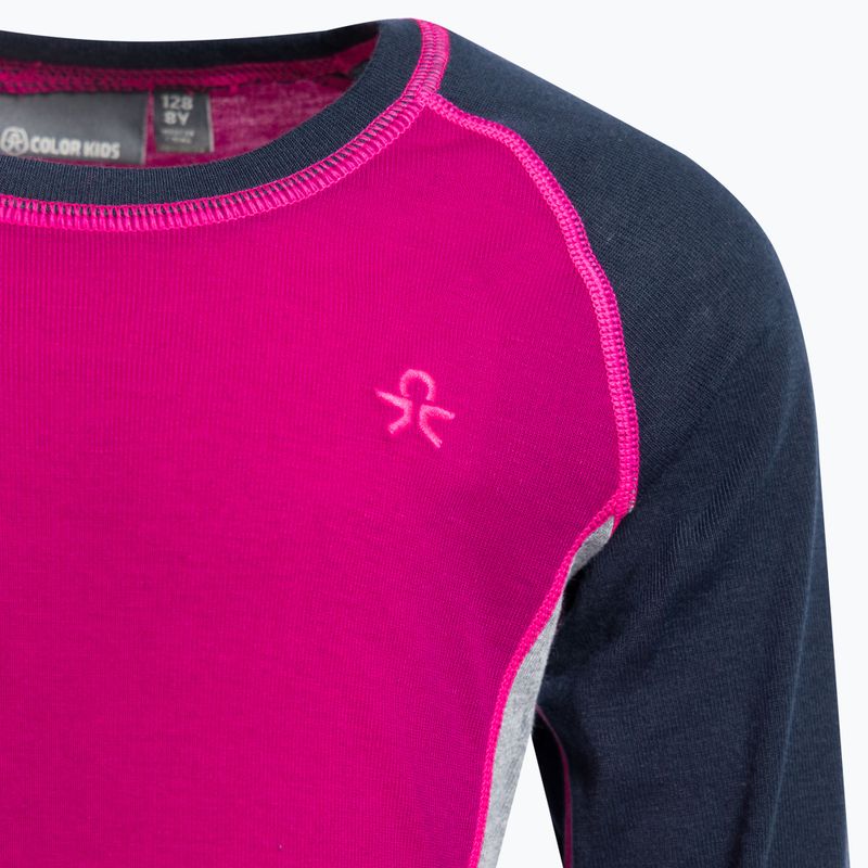 Термобілизна дитяча Color Kids Ski Underwear Colorblock festival fuchsia 4