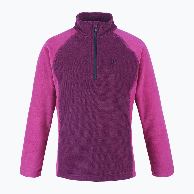 Кофта трекінгова дитяча Color Kids Fleece Pulli Striped festival fuchsia